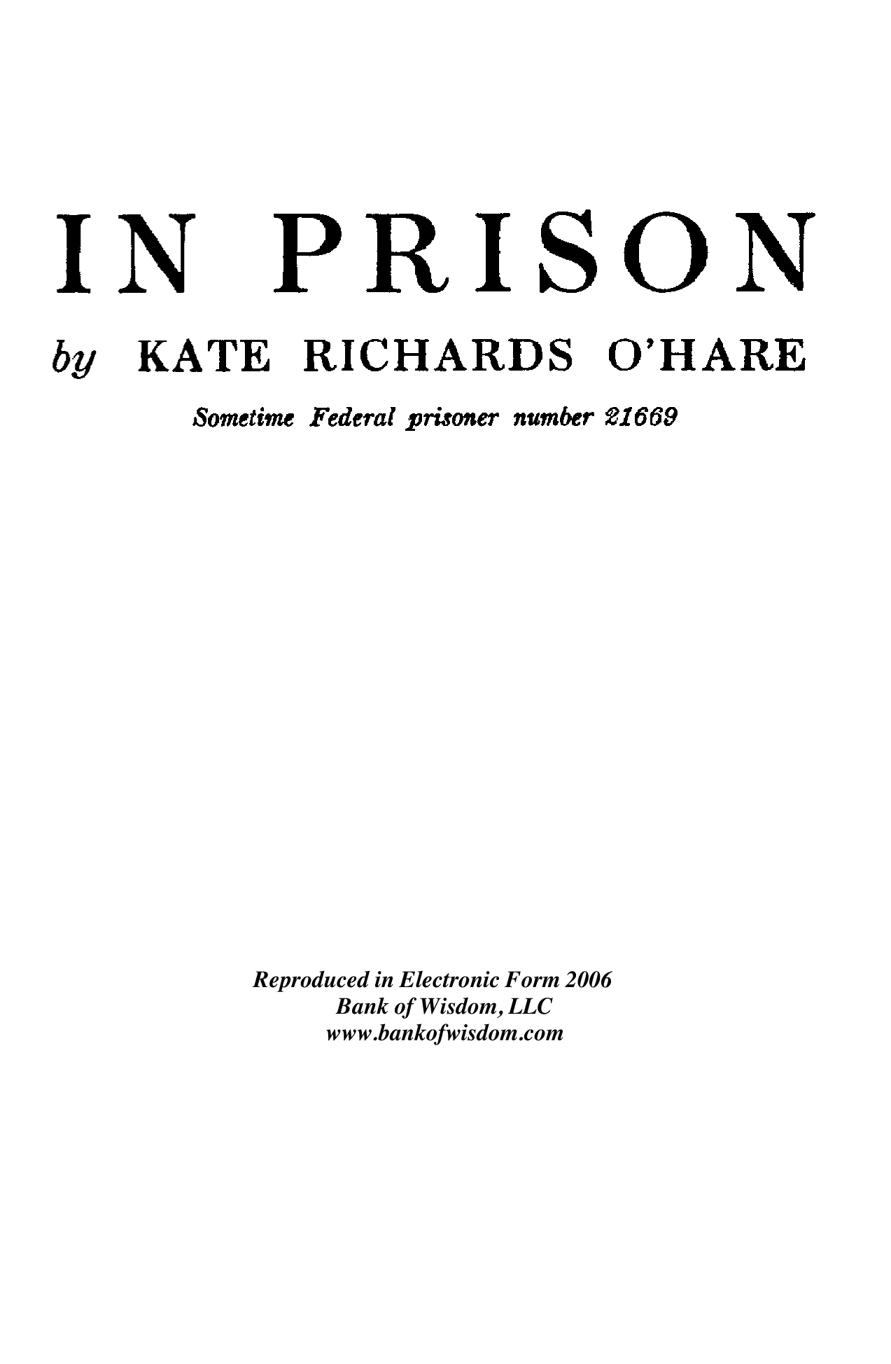 (image for) In Prison